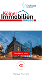 Mobile Screenshot of koelner-immobilienmesse.de